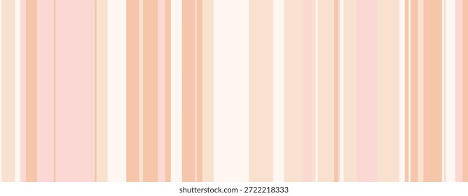 Pastel sutil rosa e listras verticais de pêssego criam um fundo calmante e minimalista.