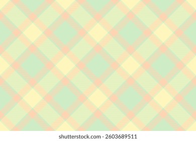 Subtle pastel plaid pattern. Soft, calming colors create a gentle, elegant design ideal for backgrounds, textiles, or packaging.  Evokes feelings of serenity and spring.