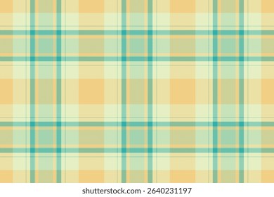 Subtle pastel plaid pattern in soft peach, mint, and cream.  Ideal for textile design, website backgrounds, or crafting projects.  Evokes feelings of serenity and gentle warmth.