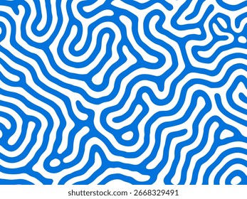 Padrão de plano de fundo abstrato de linhas onduladas pastel sutis.