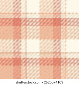 Subtle peach and cream plaid pattern.  Perfect for textile designs, website backgrounds, or branding projects. This soft, elegant texture evokes feelings of warmth and comfort.