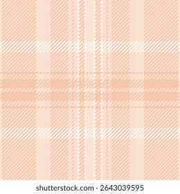 Subtle peach and cream plaid pattern.  Perfect for textile design, packaging, or website backgrounds.  Evokes feelings of warmth, comfort, and gentle elegance.  Ideal for feminine or rustic designs.