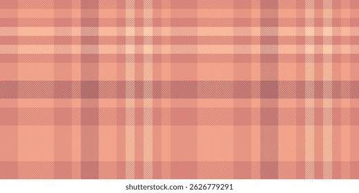 Subtle peach and dusty rose plaid pattern.  Perfect for textile design, fashion, and website backgrounds.  Creates a soft, calming, and sophisticated aesthetic. Ideal for autumnal or spring themes.