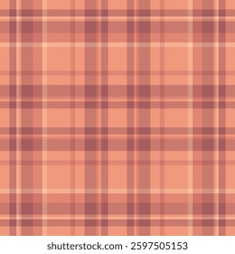 Subtle peach and mauve plaid pattern.  Perfect for textile design, website backgrounds, or autumnal themed projects.