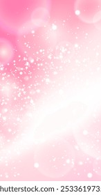 Subtle pink template with a soft sparkles. A stock vector illustration in a realistic cartoon style, perfect for creative designs. inspired by anime and Y2K aesthetics.