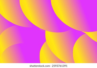 The subtle purple and yellow gradient background looks luxurious and unique.