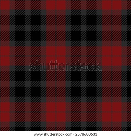 Subtle Red, Black, and Maroon Woven Plaid Pattern