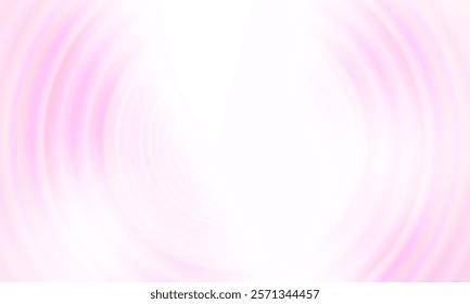 Subtle and romantic pink and white concentric radial circle patterns. Abstract high resolution full frame modern bright and vibrant background with copy space.
