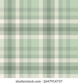 Sutil sálvia verde e creme de arenque xadrez padrão.  Textura elegante e versátil ideal para design têxtil, fundos do site, ou artigos de papelaria. Evoca sentimentos de calma e sofisticação.