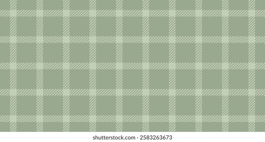 Subtle sage green plaid pattern. Perfect for textile design, websites, stationery, and more.  Offers a calming, sophisticated aesthetic with versatile applications.