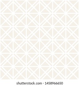 Subtle Seamless Pattern With Squares. Vector Abstract Background. Stylish Geometric Linear Structure