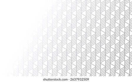 Subtle Silver Geometric Pattern on White Gradient Background, Minimalist Triangle Grid Design for Digital Wallpaper, Modern Abstract Backdrop with Clean Lines