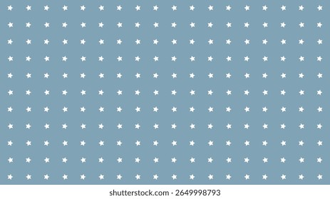 Subtle sky blue background featuring a repeating white star motif. Ideal for invitations, digital papers, and tranquil aesthetics.