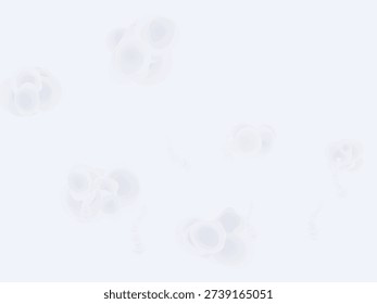 Subtle smoke or atmospheric fog effect with soft, hazy vapor texture, evoking a misty, ethereal mood, set against a clean white background