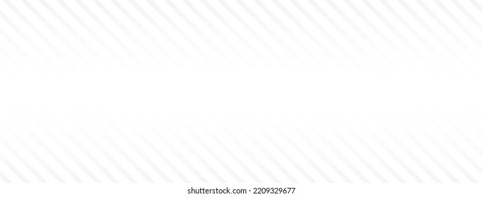 Subtle smooth banner. White gray line stripe background. Diagonal line neutral texture. Geometric paper banner. Digital wallpaper. Soft website template. Poster,landing page,app. Vector illustration.