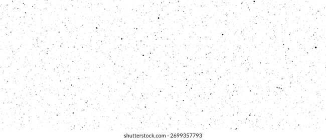Sutil textura sem manchas. Minúsculas manchas repetindo o fundo. Textura de sobreposição de ruído do filtro de poeira. Grange pontos de grãos padrão repetido. Papel de parede de partículas de areia espalhadas aleatoriamente. Tela de fundo do vetor