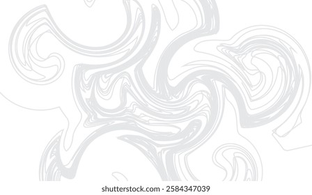 Subtle swirling lines create a calming and contemporary abstract pattern on a bright white canvas perfect for backgrounds and designs