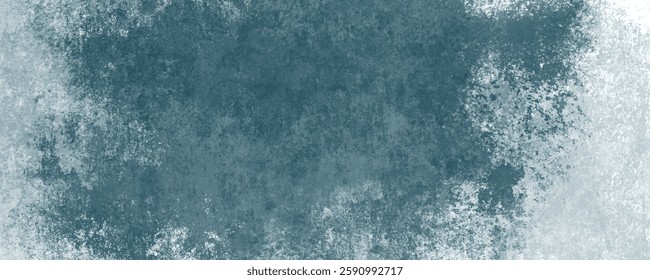 Subtle and Torn Blue Texture with a Rough, Scratched, and Ink-Stained Abstract Pattern
