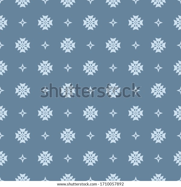 Subtle Vector Floral Minimalist Seamless Pattern Stock Vector Royalty Free 1710057892