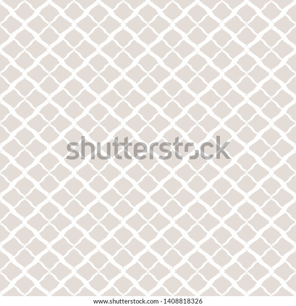 Subtle Vector Geometric Seamless Pattern Simple Stock Vector (Royalty