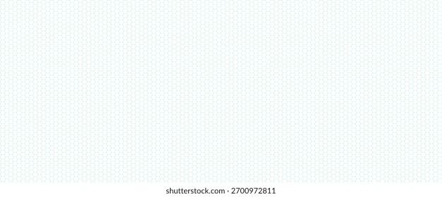 Subtle vector seamless hexagonal pattern background. Minimalist honeycomb grid texture with light blue-green contour on white. Clean geometric wallpaper for tech, science, health, and web design.