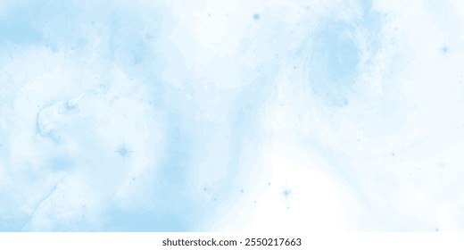 Textura de aquarela sutil com um vórtice giratório de azul e branco