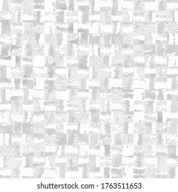 Subtle Watercolor-Dyed Checked Textured Pattern