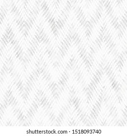 Subtle Watercolor-Dyed Effect Dashed Chevron Stroke Textured Background. Seamless Pattern.