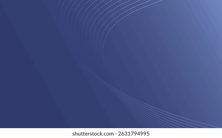 Subtle Wave Curves on Deep Blue Gradient, an Elegant Backdrop with Flowing Lines Creating Modern, Dynamic Movement for a Versatile Graphic Design Element