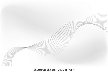 Subtle Wave Lines Abstract Texture Design