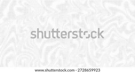 Subtle White Flowing Halftone Wave Pattern Background