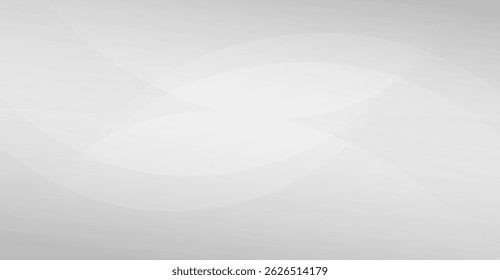 Subtle White Gradient with Fluid Curves: An Elegant Backdrop for Design Projects and Website Headers, Providing a Clean, Modern Aesthetic