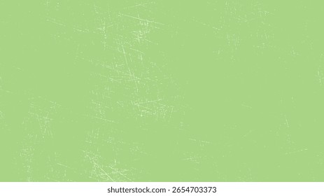 Subtle white scratch texture on light green background. Minimal abstract distress design for vintage aesthetics. Ideal for overlay and print use.
