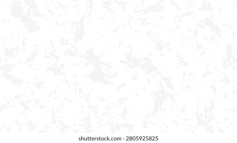 A subtle white textured background with abstract grey splatters Vector illustration
