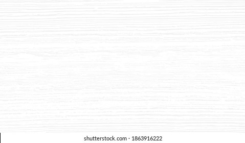 Subtle white wood texture background with birch bark template. Cool light grey natural wooden wallpaper. Vector EPS10.