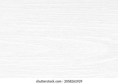 Subtle white wood texture background of distressed oak grain. Cool light grey natural wooden texture wallpaper. Vector EPS10.