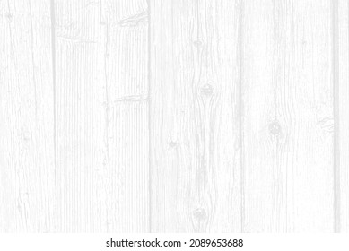 Subtle white wood texture background of old painted board. Cool light grey natural wooden texture wallpaper.  White wooden table top view. Vector EPS10.