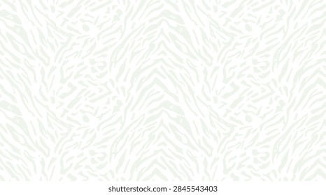 Subtle white zebra stripe pattern background with gentle neutral colors and abstract animal hide design for modern textile and home decor