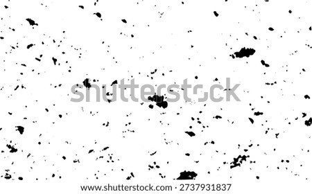 A subtle, widespread scattering of small black particles forming a uniform distressed texture, perfect for overlay effects.