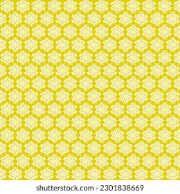 Un patrón de papel gráfico amarillo transparente 