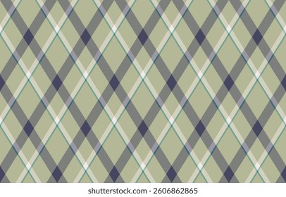 Subtle yet striking diagonal plaid pattern in muted greens and purples. Perfect for textile design, website backgrounds, or crafting projects. Evokes a sense of calm and sophistication.