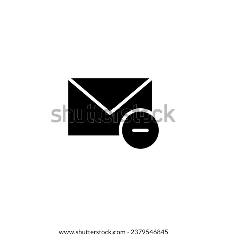 Subtract With Glyph Icon Illustration