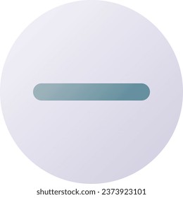 Subtraction button pixel perfect flat gradient two-color ui icon. Minus in circle. Remove items. Simple filled pictogram. GUI, UX design for mobile application. Vector isolated RGB illustration