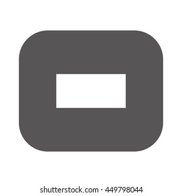 subtraction financial math icon isolated vector illustration