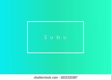 Subu Gradient Backround Free Vector Desain