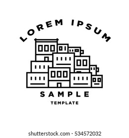 Suburb Minimal Sign Vector Design