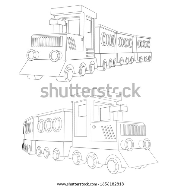 Suburban train wagon icon over white\
background, vector\
illustration