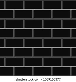 Subway Brick Tile Wall. Vector Illustration.