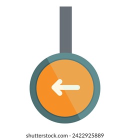 Subway direction icon cartoon vector. Map transport city. Metro platform