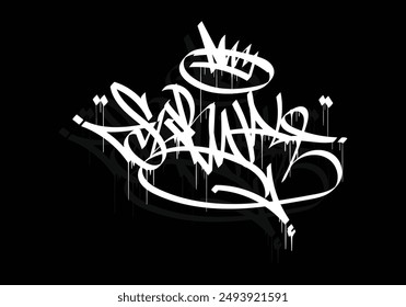 SUBWAY graffiti tag style design